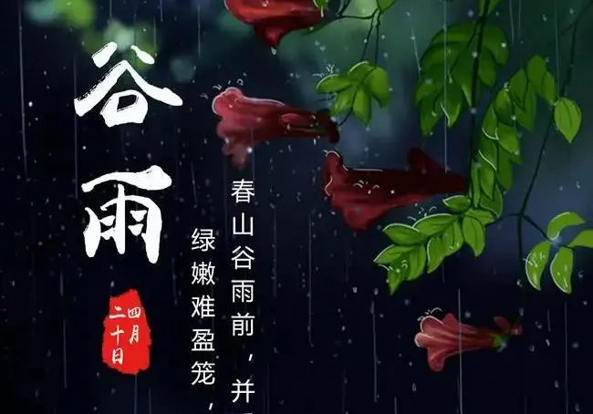 谷雨时节尚薄寒_谷雨时节已时值暮春_谷雨知时节